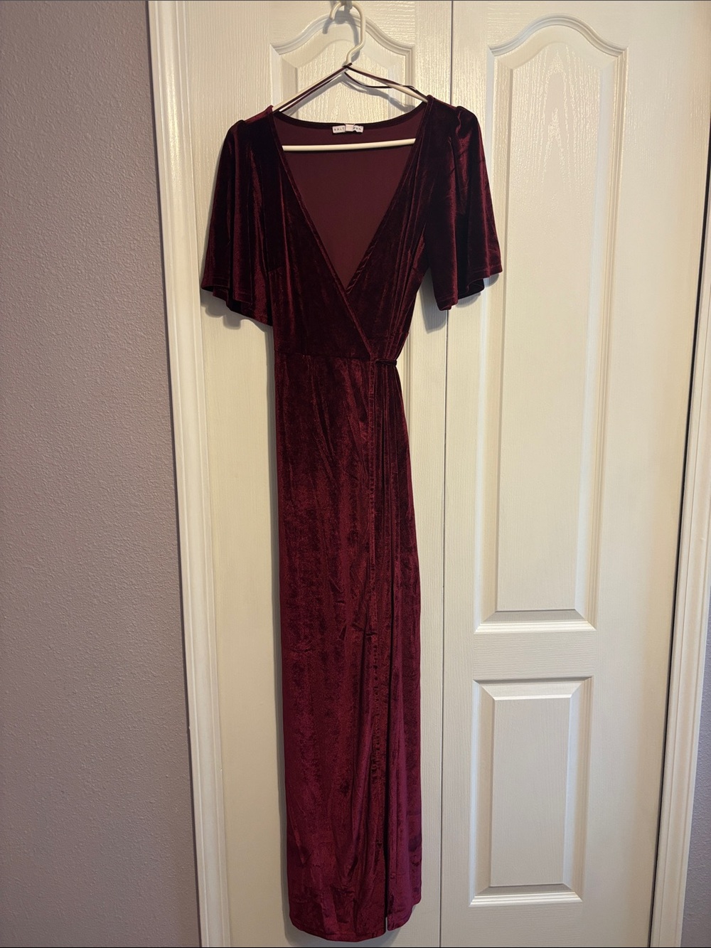 Baltic Born Velvet wrap Dress